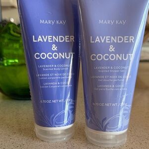 Mary Kay Lavender & Coconut Scented Shower Gel & Body Lotion Set